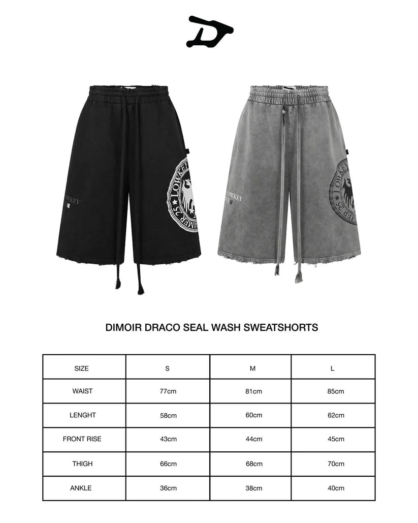 DIMOIR DRACO SEAL WASH SWEATSHORTS