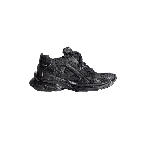 Balenciaga Men's Runner Sneaker in Black