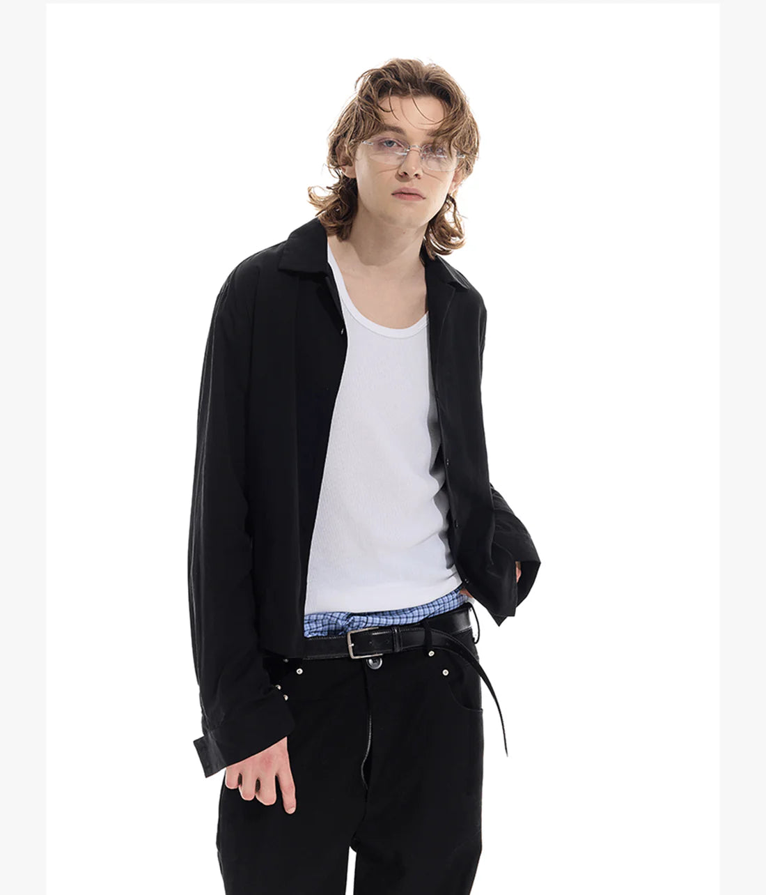 Slim fit basic casual shirt