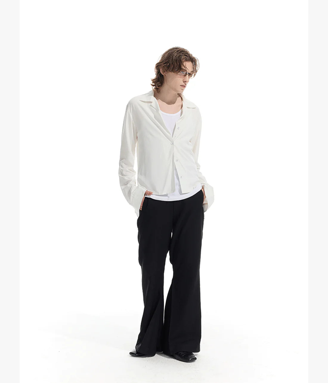 Slim fit basic casual shirt