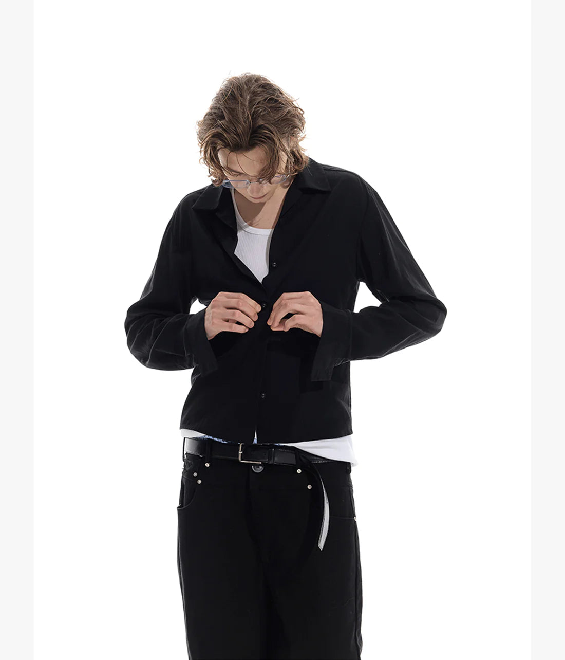 Slim fit basic casual shirt
