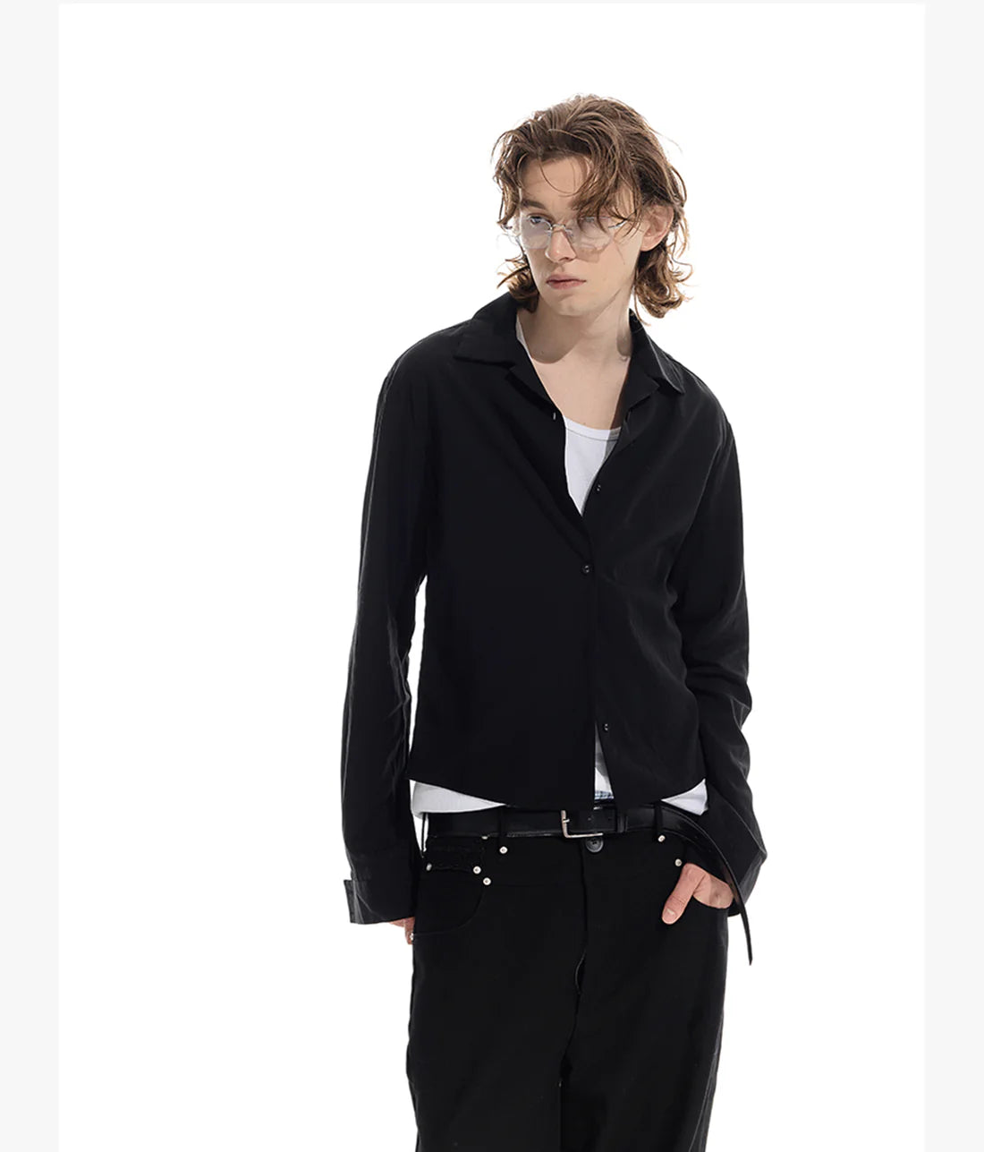 Slim fit basic casual shirt