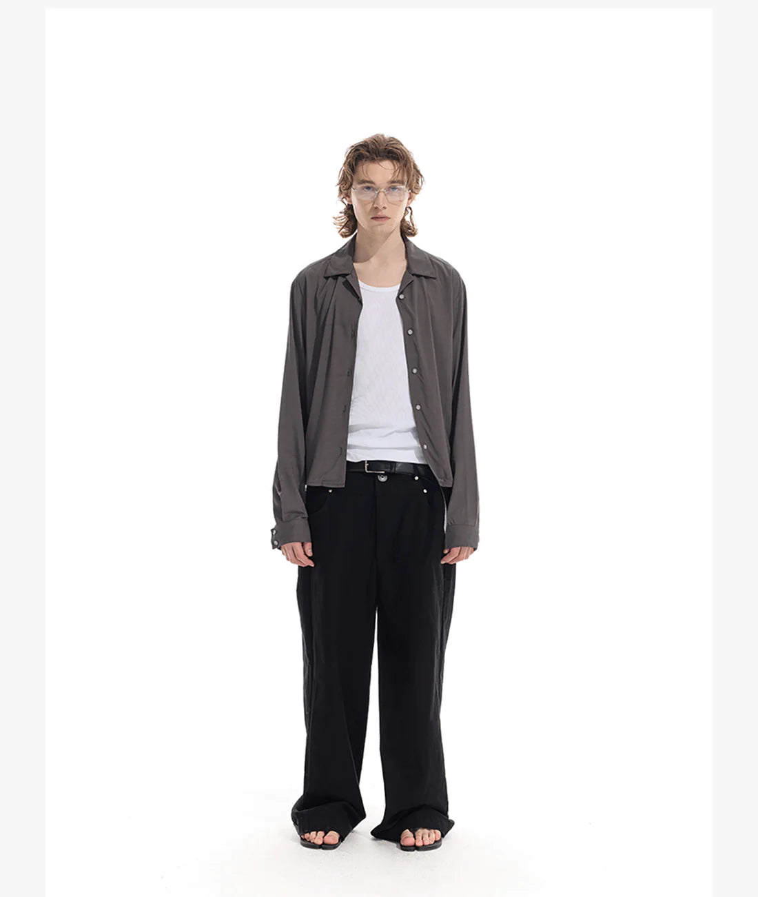 Slim fit basic casual shirt