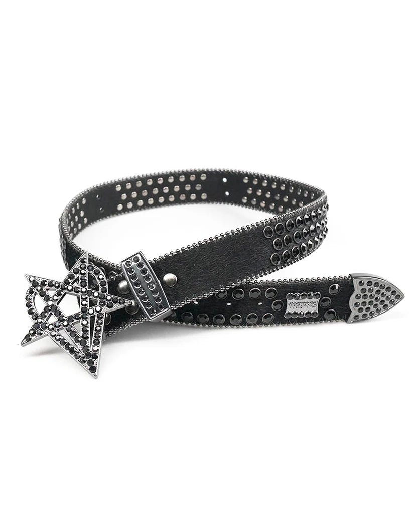 OVD STUDDED BELT - BLACK
