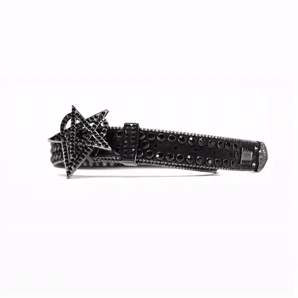 OVD STUDDED BELT - BLACK