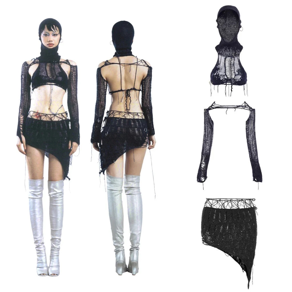 SIGMA BALACLAVA KNIT TOP