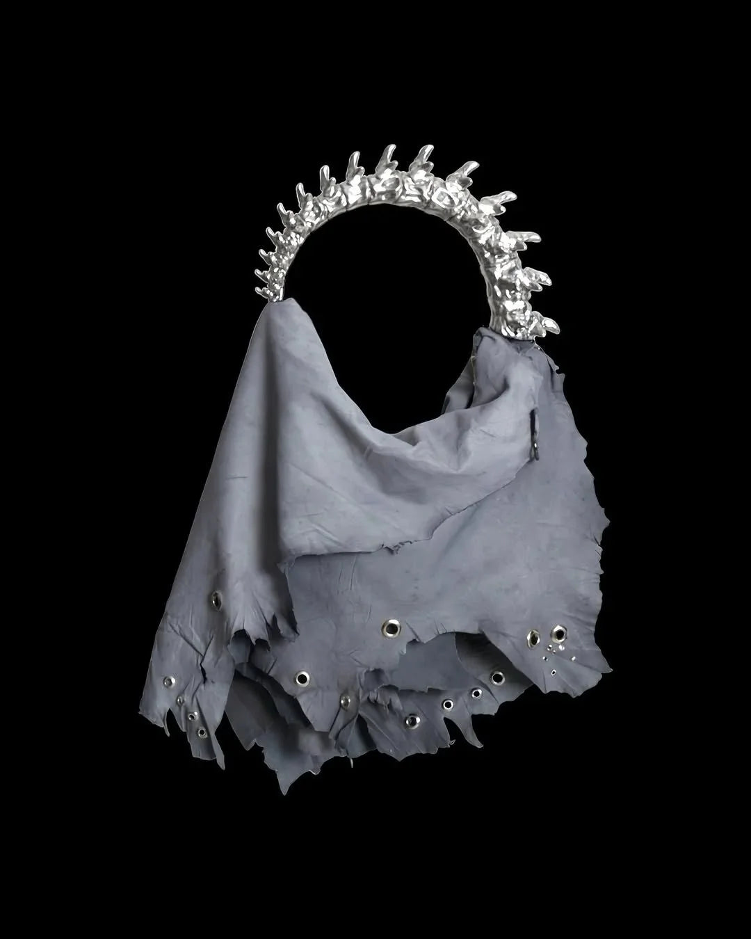 FORSAKEN EXOSKLT LEATHER HANDBAG
