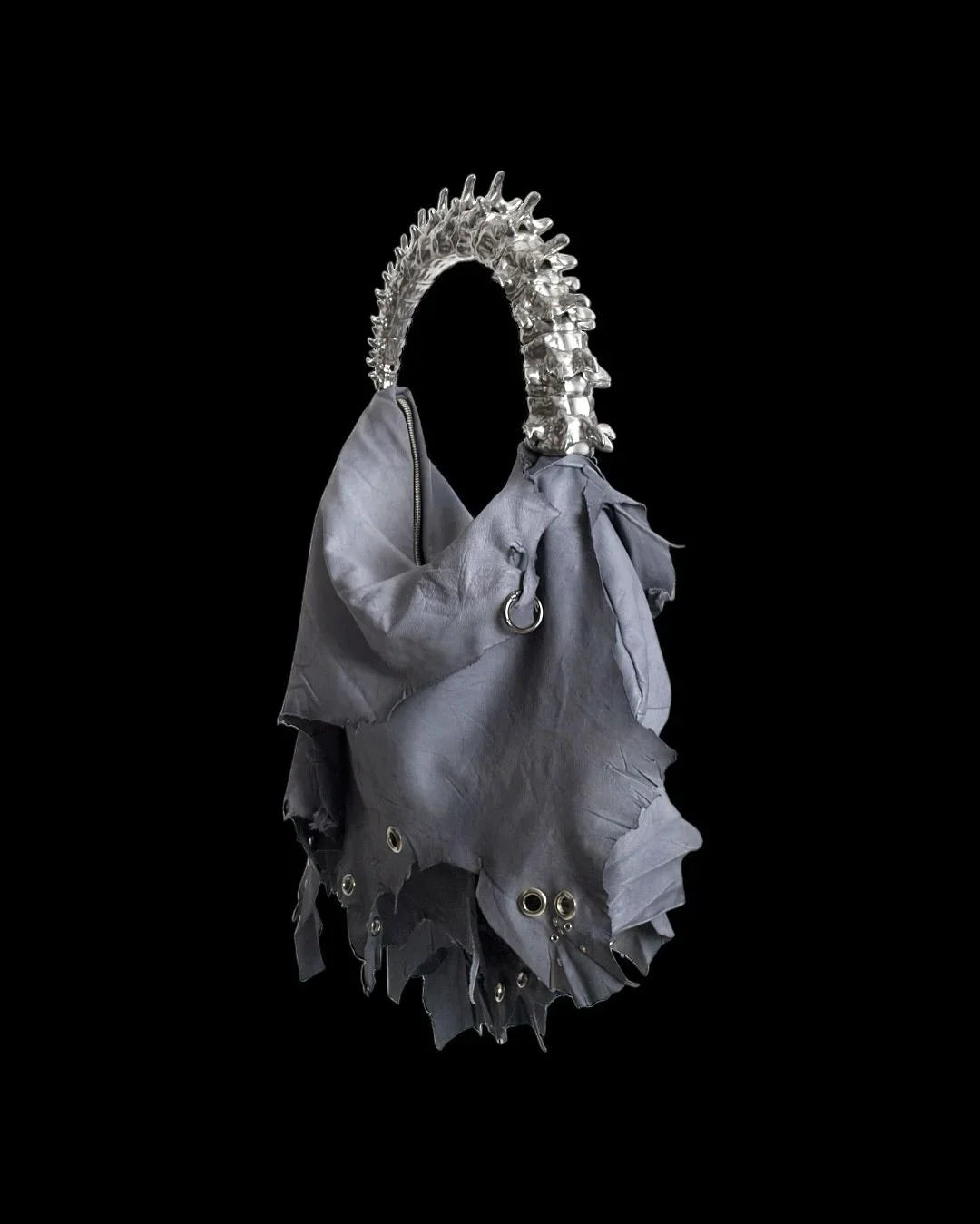 FORSAKEN EXOSKLT LEATHER HANDBAG
