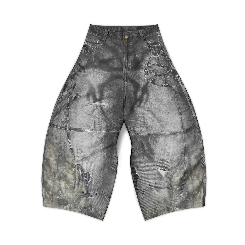 B6 PRINTED DENIM - BLACK VERSION