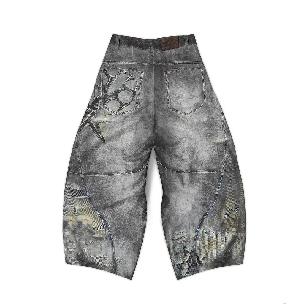 B6 PRINTED DENIM - BLACK VERSION